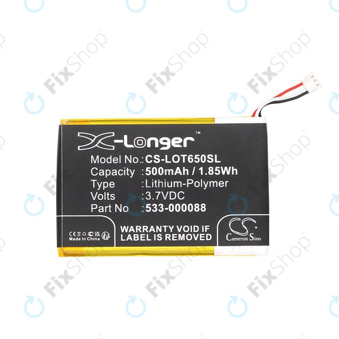 Baterie pro Logitech Mx Master, 500mAh, Li-Pol, 3.7V, 533-000088, HB303450, HQ