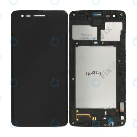 LG K8 M200N (2017) - LCD Displej + Dotykové Sklo + Rám (Black) TFT