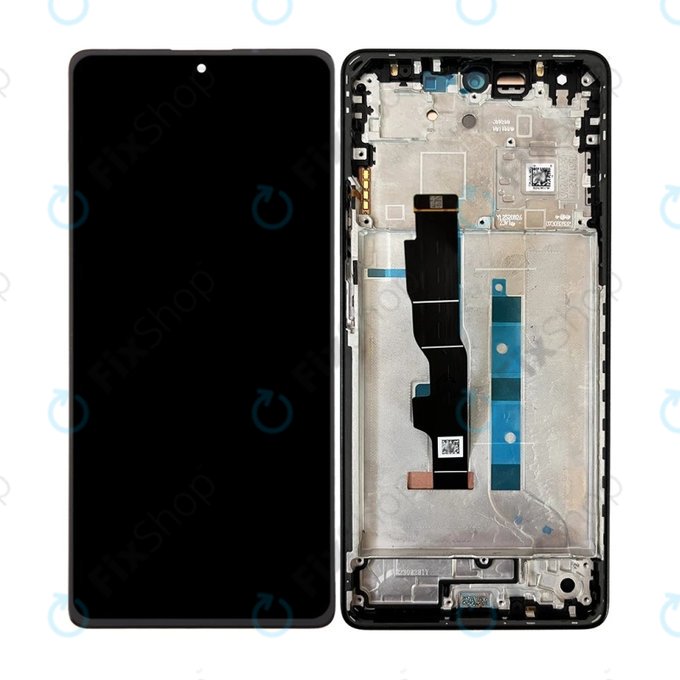 Xiaomi Redmi Note 13 5G 2312DRAABC - LCD Displej + Dotykové Sklo + Rám (Stealth Black) OLED