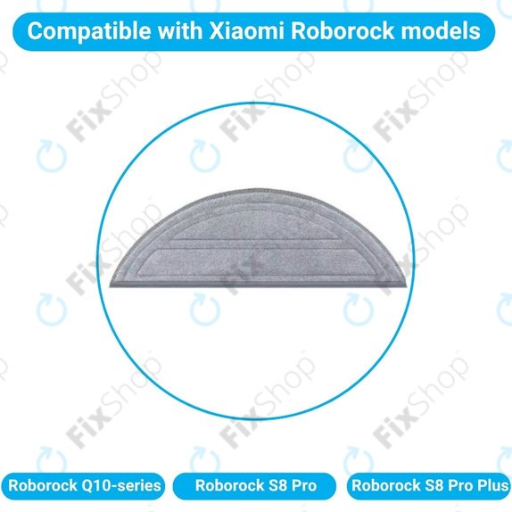 Mopovací útěrka, 2 ks pro Xiaomi Roborock Q10-series, S8 Pro, S8 Pro Plus