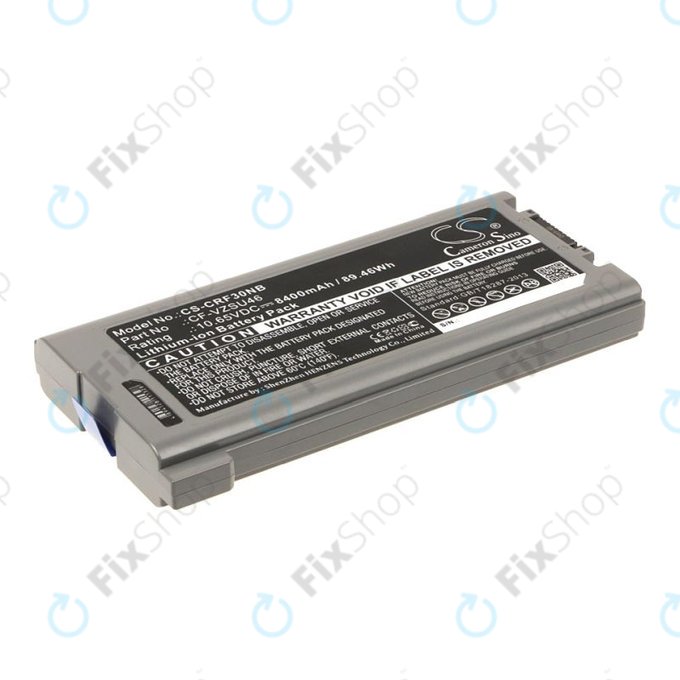 Baterie pro Panasonic Toughbook CF-30, 31, 53, 8400mAh, Li-Ion, 10.65V, CF-VZSU46, HQ
