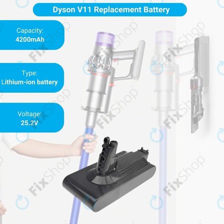 Dyson V11 - Baterie 299820, SV14, 970145-02 Li-Ion 25.2V 4200mAh HQ