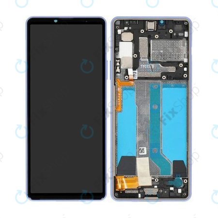 Sony Xperia 10 IV XQCC54 - LCD Displej + Dotykové Sklo + Rám (Lavender) - A5047176A Genuine Service Pack