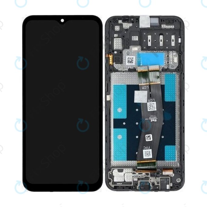 Samsung Galaxy A14 A145R - LCD Displej + Dotykové Sklo + Rám - GH81-23541A, GH81-23540A Genuine Service Pack