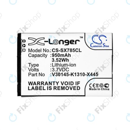 Baterie pro Siemens Gigaset, Openstage, SL, 950mAh, Li-Ion, 3.7V, V30145-K1310-X445, HQ