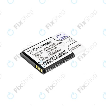 Baterie pro Alcatel 8232, 1200mAh, Li-Ion, 3.7V, RTR001F01, HQ