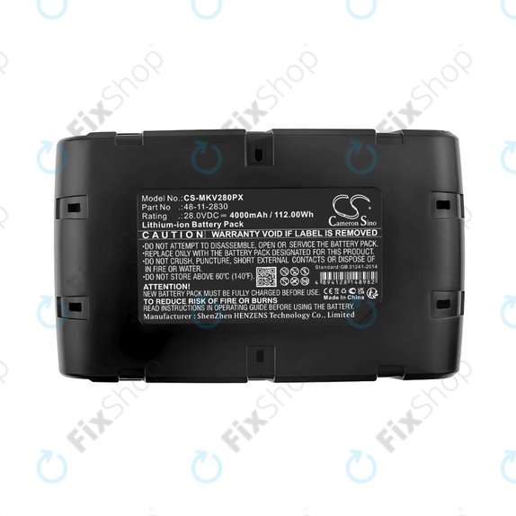 Baterie pro Milwaukee 0721-20, V28 Vc, Wurth Bs 28-A Combi, 4000mAh, Li-Ion, 28V, 48-11-2830, HQ