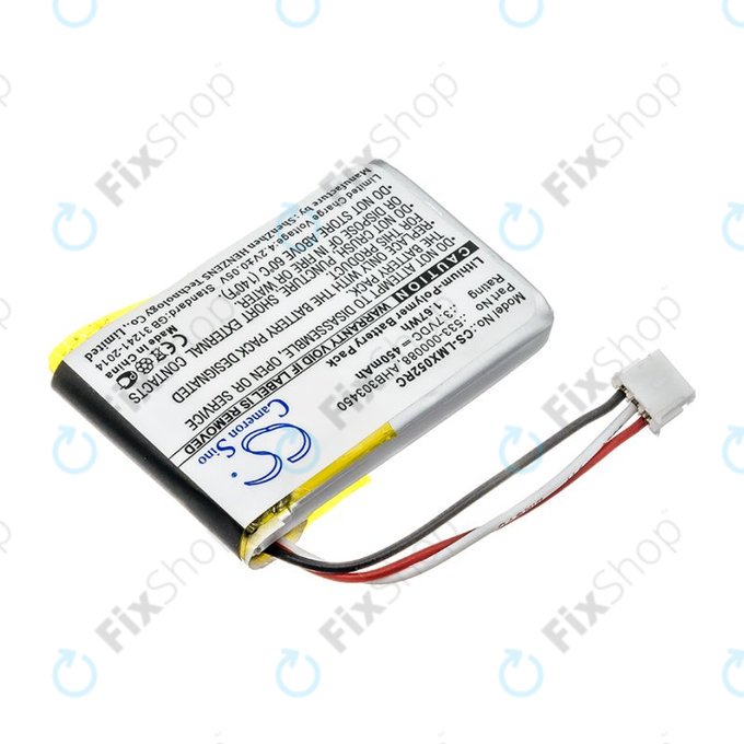 Baterie pro Logitech MX Master, 450mAh, Li-Pol, 3.7V, AHB303450, HQ