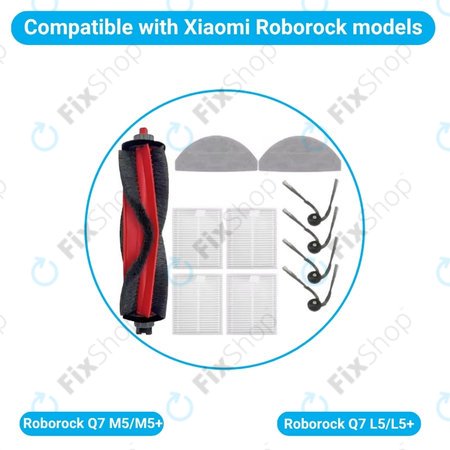 Xiaomi Roborock Q7 M5, Q7 M5+, Q7 L5, Q7 L5+ - Kompletní set