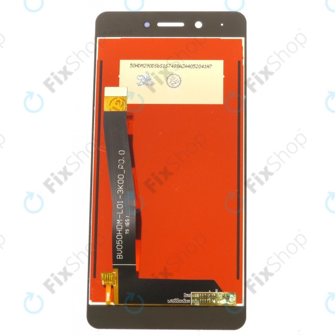 Huawei Nova Smart, Enjoy 6s, Honor 6c - LCD Displej + Dotykové Sklo + Rám + Baterie (White) - 02351FUU Genuine Service Pack