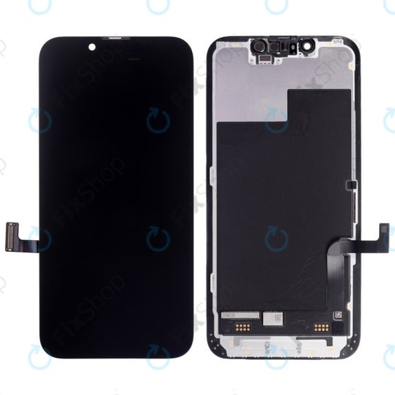 Displej Hard OLED pro iPhone 13 Mini, Dotykové sklo s rámem, FixPremium