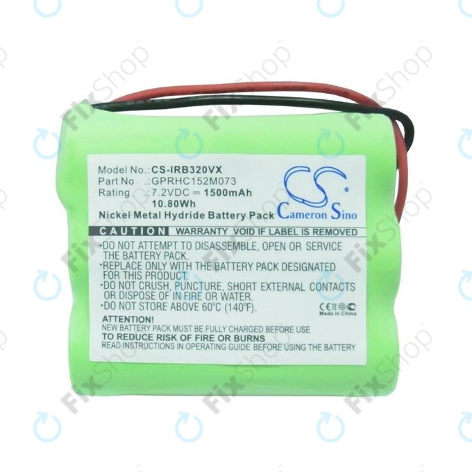 iRobot Braava 320, 321 - Baterie GPRHC152M073, 4408927 Ni-MH 7.2V 1500mAh HQ