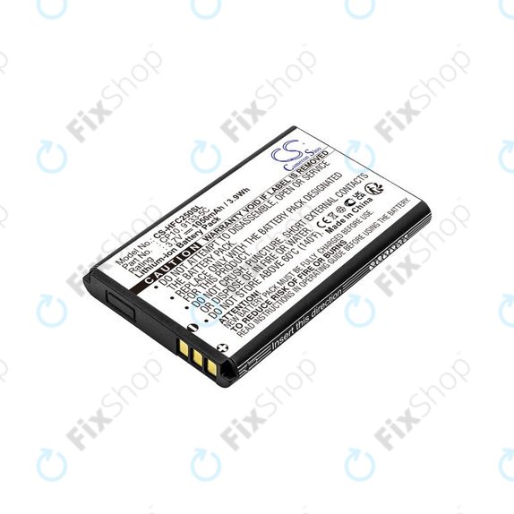 Baterie pro Amplicomms Powertel M4000, Auro Comfort 1010, 1050mAh, Li-Ion, 3.7V, MM460BB, CP10, HQ