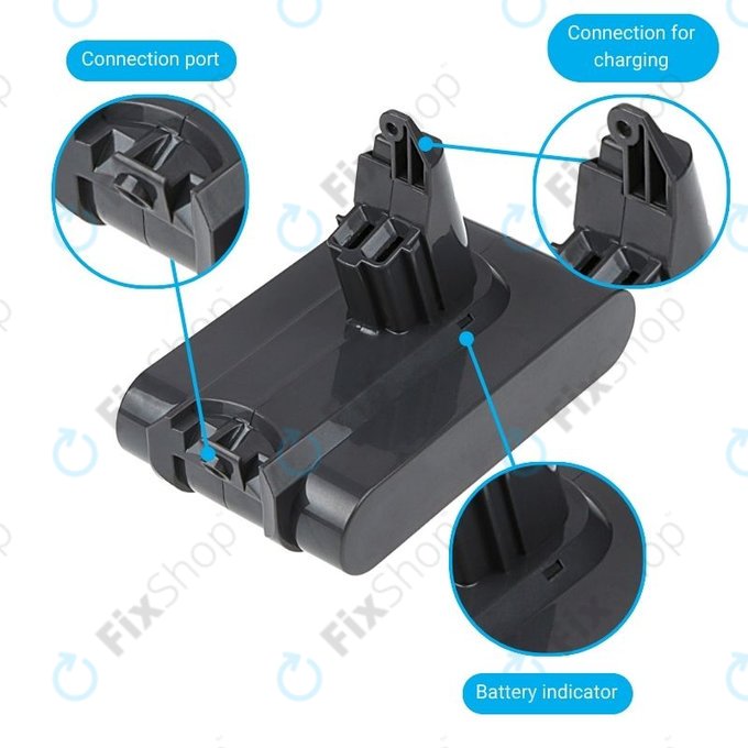 Dyson DC-series, V6 - Baterie 965874-02 Li-Ion 21.6V 2500mAh