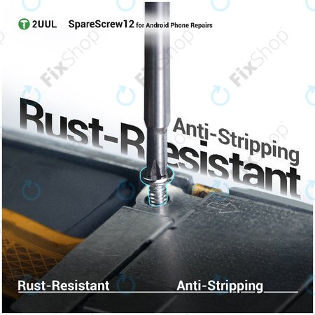 Sada Phillips šroubků pro Android servisy 2UUL SC12, 1200ks/balení