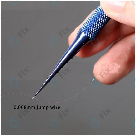 2UUL BlueT Straight Head - Titanová Pinzeta s Rovnou Hlavou (Hrot 0.1mm)