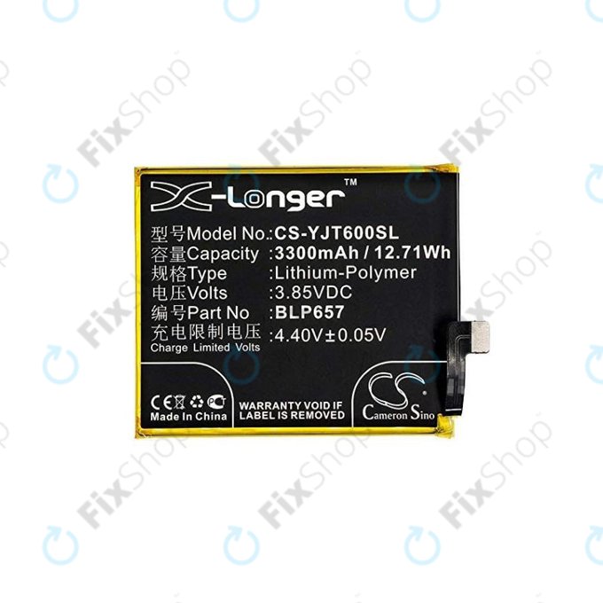 OnePlus 6 A6000 A6003 - Baterie BLP657 3300mAh HQ