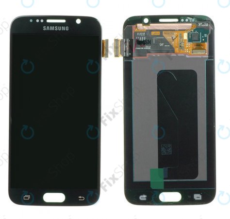 Samsung Galaxy S6 G920F - LCD Displej + Dotykové Sklo (Black Sapphire) - GH97-17260A Genuine Service Pack