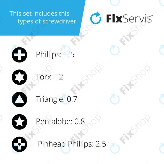 LJL 129-5 - Precizní Magnetický Šroubovák pro Smartphony 5v1