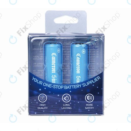 Baterie 14430 s montážními plíšky, 650mAh, Li-Ion, 3.7V, HQ