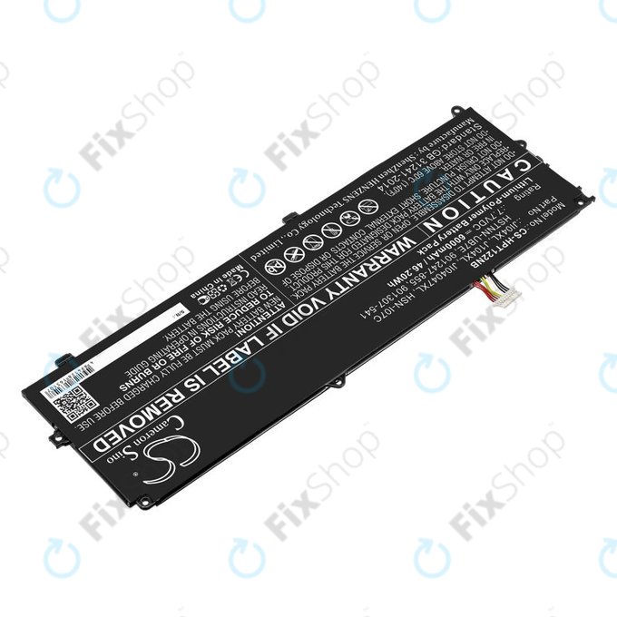 Baterie pro HP Elite X2 1012 G2, 6000mAh, Li-Pol, 7.7V, JI04XL, HQ