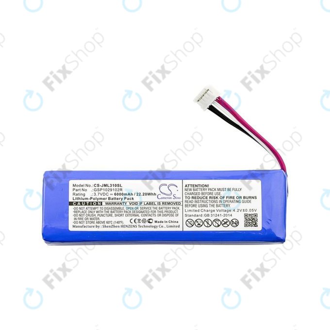 JBL Charge 2, Charge 2+, Charge 3 (2015) - Baterie Li-Pol 6000mAh HQ