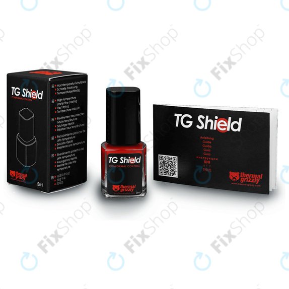Ochranný lak proti tekutému kovu 5ml, Thermal Grizzly TG Shield