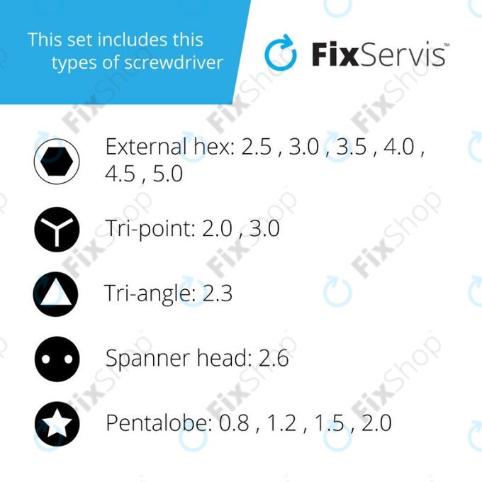 Jakemy JM-8126 - Sada Servisního Nářadí pro Servis Elektroniky 58v1