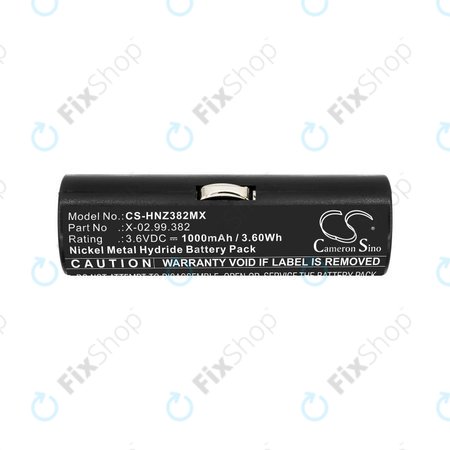 Baterie pro Heine Ophthalmoscope Beta 200, 1000mAh, Ni-MH, 3.6V, X-02.99.382, HQ
