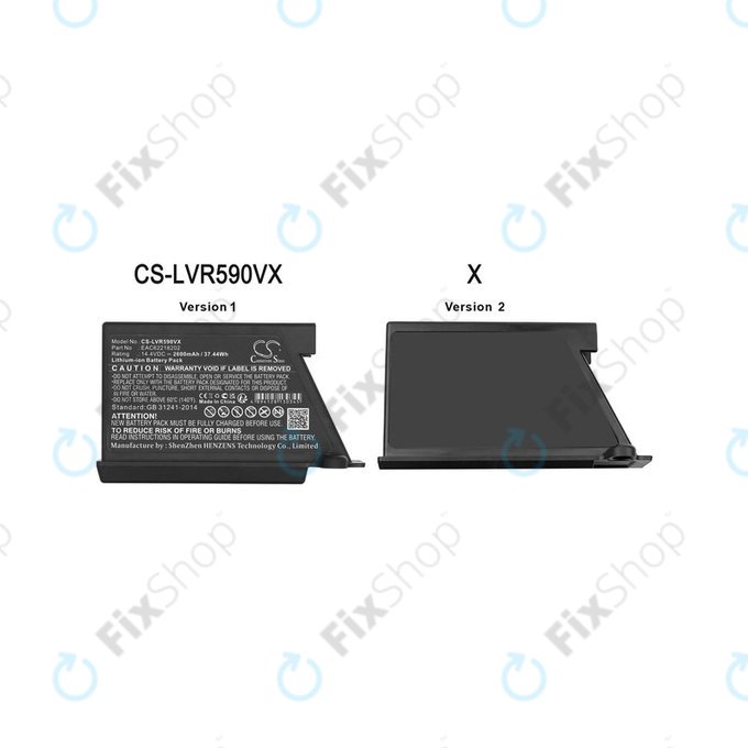 Baterie pro LG Hombot, LG VR, EAC62218202, Li-ion, 14.4V, 2600mAh, HQ