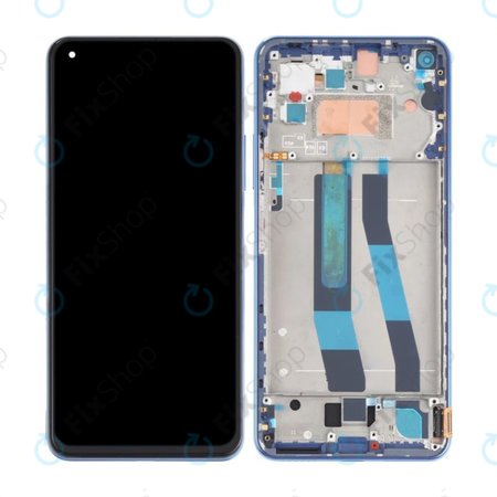 Xiaomi Mi 11 Lite 4G M2101K9AG - LCD Displej + Dotykové Sklo + Rám (Bubblegum Blue) TFT