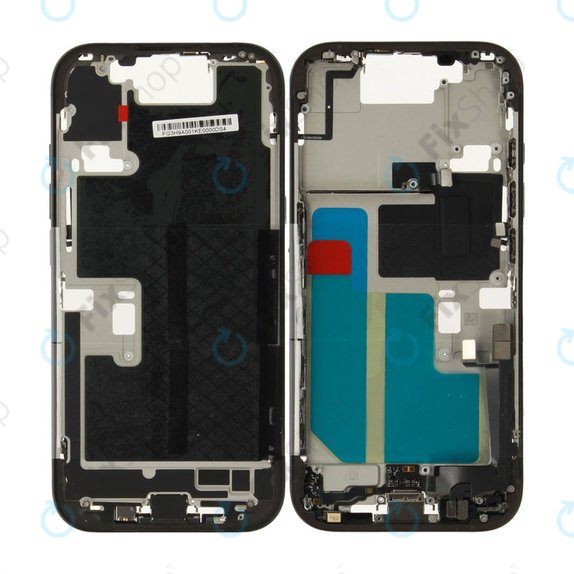 Střední Rám s Baterií pro iPhone 16 Pro | Black Titanium | ZD076-00689 | Genuine Apple