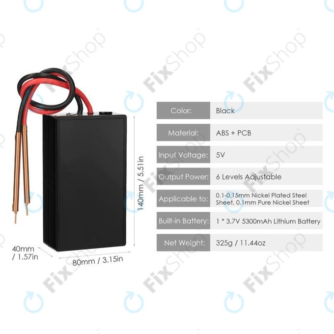 Mini SW - Přenosná Bodová Svářečka Baterií (5300mAh)