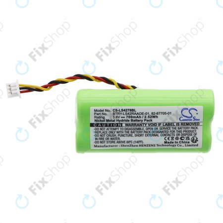 Baterie pro Symbol DS6878, LS4278, 700mAh, Ni-MH, 3.6V, BTRY-LS42RAAOE-01, HQ