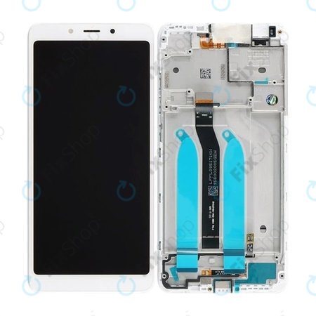 Xiaomi Redmi 6, Redmi 6A - LCD Displej + Dotykové Sklo + Rám (White) - 560410028033 Genuine Service Pack