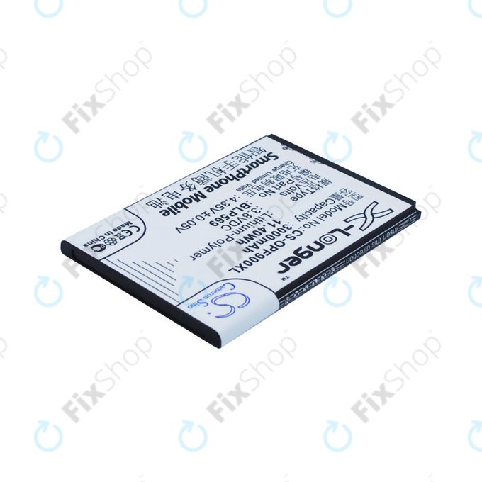 Baterie pro Oppo Find 7, 3000mAh, Li-Pol, 3.8 V, BLP569, HQ