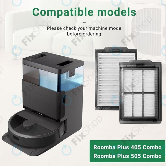 HEPA filtr, 2 ks pro iRobot Roomba Plus 505, 507, 405, 4020