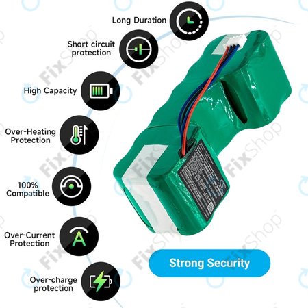 iRobot Roomba Combo-series, Ecovacs Deebot-series - Baterie 4720110, DM88 Ni-MH 12.0V 3000mAh HQ