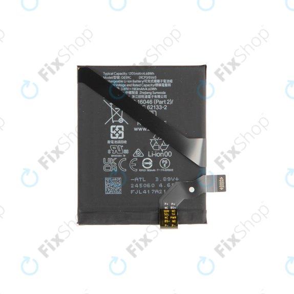 Baterie pro Google Pixel 9 Pro Fold, Base GE59C, G949-00920-00, Genuine Service Pack