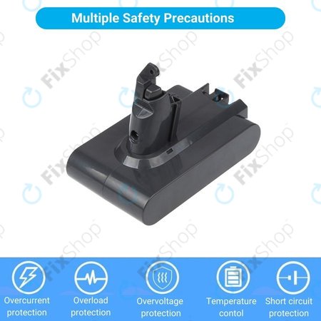 Dyson DC-series, V6 - Baterie 965874-02 Li-Ion 21.6V 2500mAh