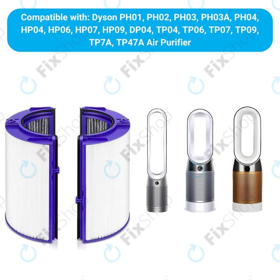 Dyson Purifier-series, Purifier humidifier-series - HEPA filtr 2v1 (Aktivní uhlí)
