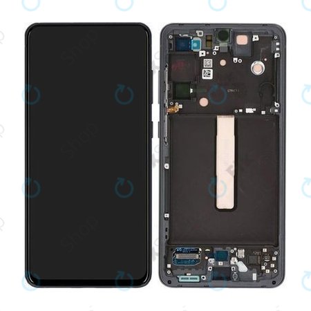 Samsung Galaxy S21 FE G990B - LCD Displej + Dotykové Sklo + Rám (Graphite) - GH82-26414A, GH82-26420A, GH82-26590A Genuine Service Pack