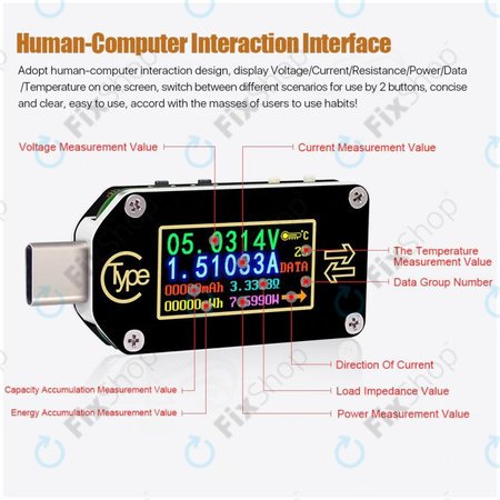 Joy-it JT-TC66C - USB Multimetr (USB-C)