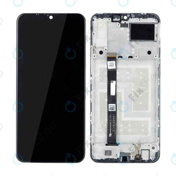 Lenovo K10 Note - LCD Displej + Dotykové Sklo + Rám (Black) TFT