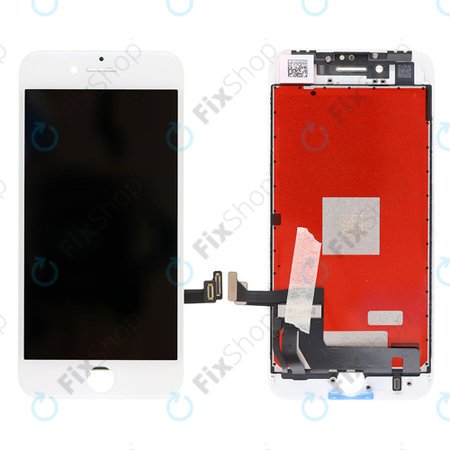 Apple iPhone 8 - LCD Displej + Dotykové Sklo + Rám (Bílá) - Genuine Service Pack 661-08934, 661-09081