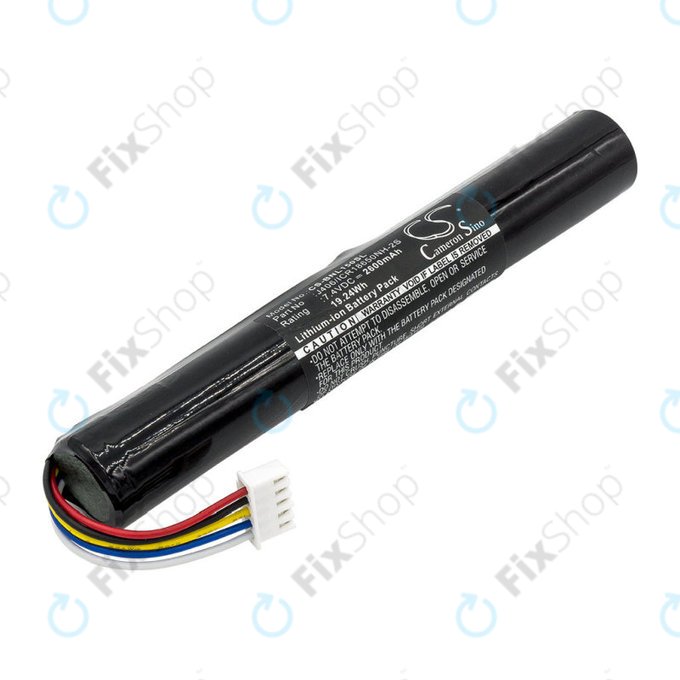 Baterie pro Bang & Olufsen Beolit 15, 17, Beoplay A2, 2600mAh, Li-Ion, 7.4V, J406/ICR18650NH-2S, HQ