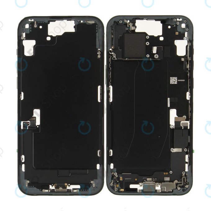 Střední Rám s Baterií pro iPhone 15 Plus | Black | ZD076-00674 | Genuine Apple