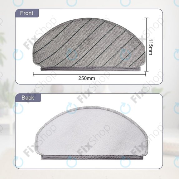 Mopovací útěrka, 2 ks pro Ecovacs Deebot N20, N20 Plus, N20 Pro Plus