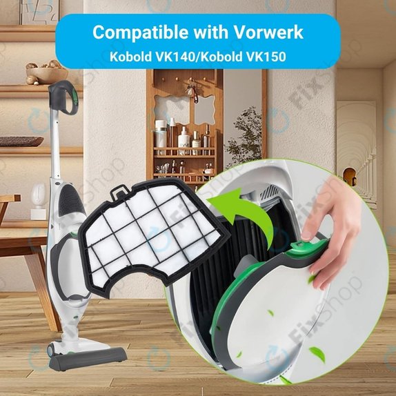 Vorwerk Kobold VK140, VK150 - Prachový Filtr FP140