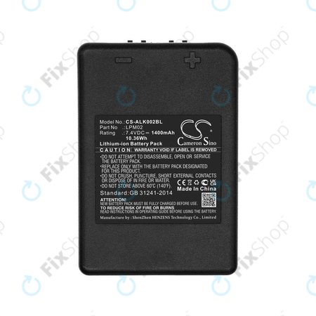 Baterie pro Autec Funkfernsteuerung Air, Modular AJM, 1400mAh, Li-Ion, 7.4V, LPM02, HQ